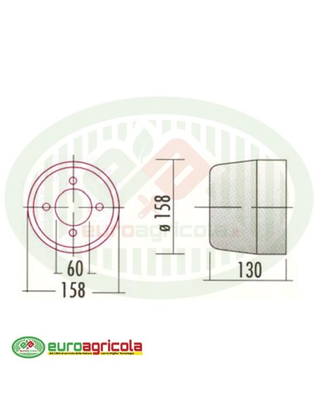 Controcuffia 158X158X130 mm