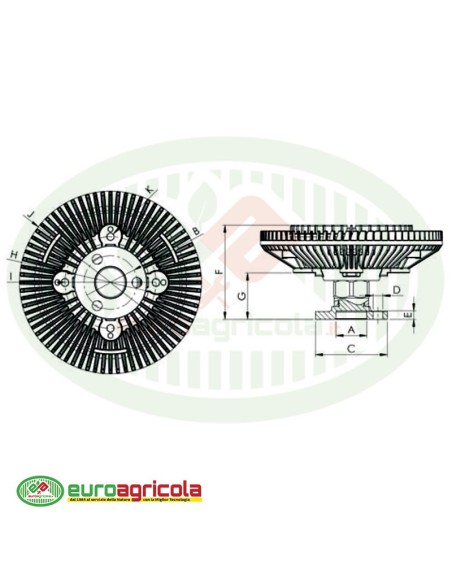 Giunto Viscostatico CNH Serie TNA