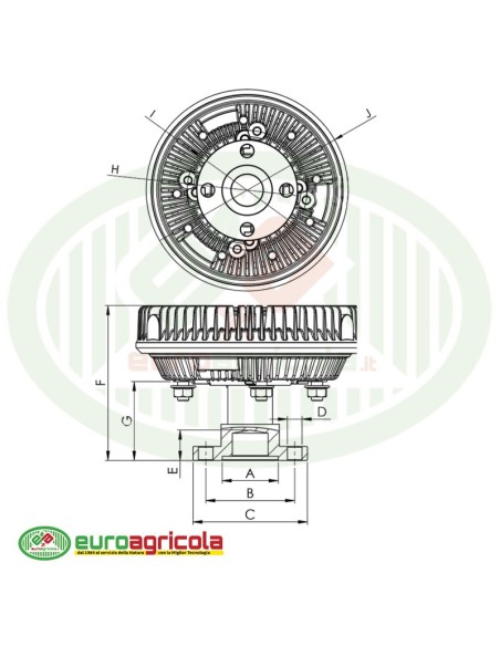Giunto Viscostatico JD Serie 5R