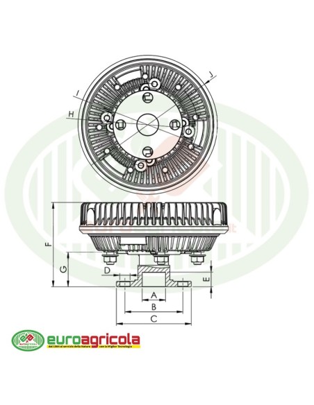 Giunto Viscostatico JD Serie 6000