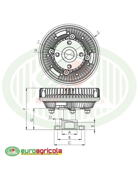 Giunto Viscostatico JD Serie 6010