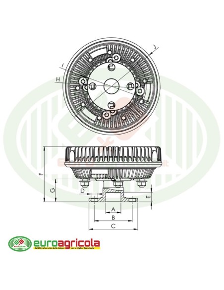 Giunto Viscostatico JD Serie 6000SE