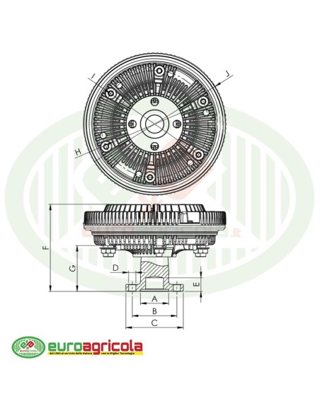 Giunto Viscostatico JD Serie 6020SE