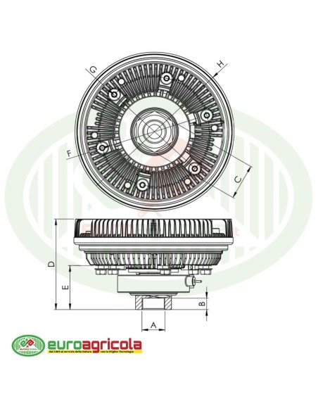 Giunto Viscostatico JD Serie 7030
