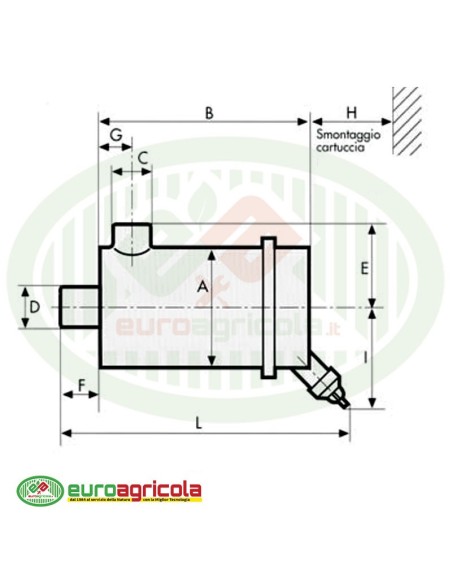 Contenitore Filtro Aria a Secco 350 m3/H