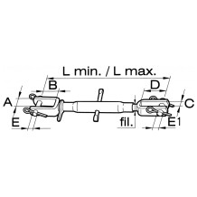 BRACCIO REGOLABILE DI SOLLEVAMENTO 450-600mm