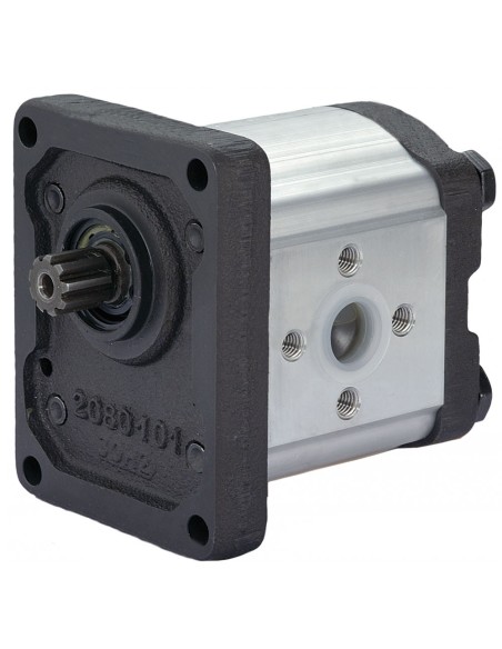 Pompa ad ingranaggi 22 cc Destra GRUPPO 2 max 250 bar Albero Scanalato