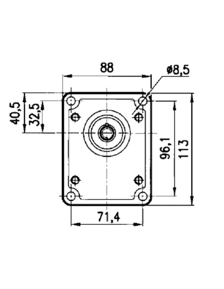 Pompa ad Ingranaggi con Regolatore uscita Olio a 1 VIA Destra 14 cc GRUPPO 2