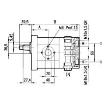 Pompa ad Ingranaggi con Regolatore uscita Olio a 1 VIA Destra 14 cc GRUPPO 2 Bosch