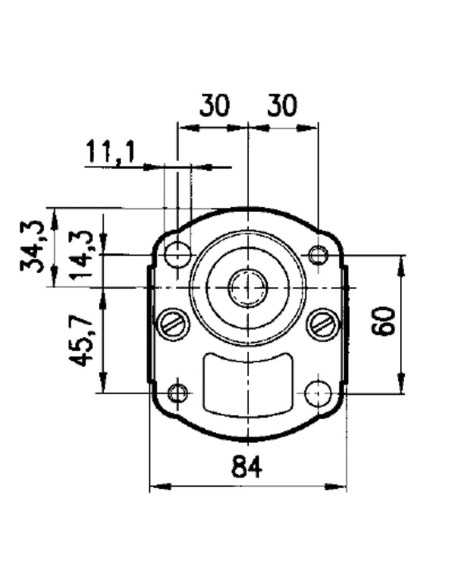 Pompa ad Ingranaggi con Flangia Ø 50 Sinistra 8,2 cc GRUPPO 2