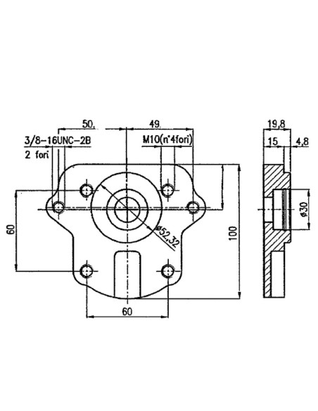 Pompa ad Ingranaggi Destra 11 cc GRUPPO 2