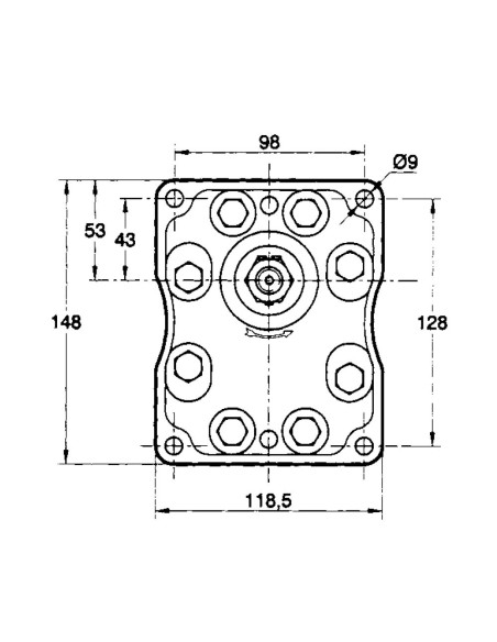 Pompa ad Ingranaggi Sinistra 43 cc GRUPPO 3 C94X