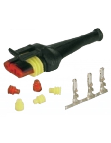 Kit connessione Maschio tipo AMP/TYCO 3 vie