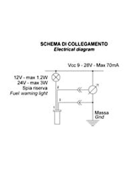 Indicatore Livello Carburante GOLDONI 02050760