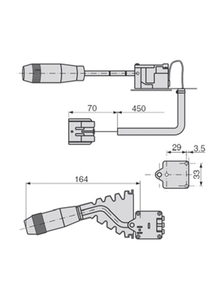 LEVA DEVIOGUIDA per CLAAS - RENAULT 7700038607