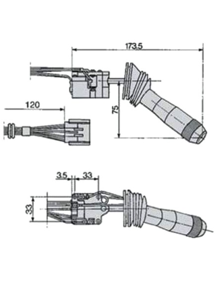 LEVA DEVIOGUIDA per CLAAS - RENAULT 7700036041