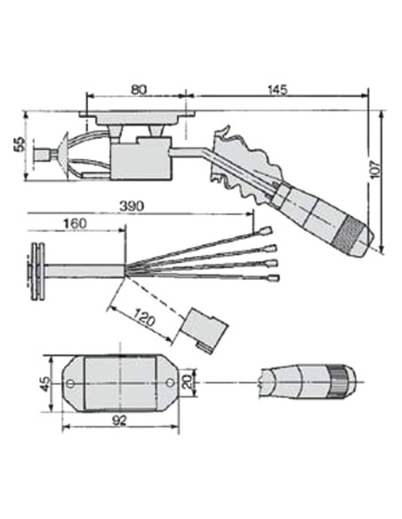 LEVA DEVIOGUIDA per CLAAS - RENAULT 7700019575