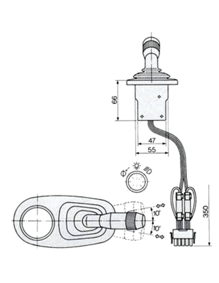 LEVA DEVIOGUIDA PER FIAT - NEW HOLLAND 5174200