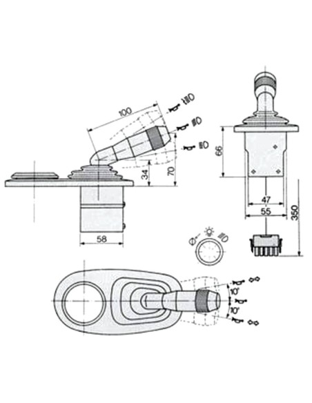 LEVA DEVIOGUIDA PER FIAT - NEW HOLLAND 5170406