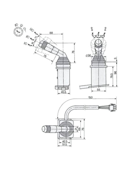 LEVA DEVIOGUIDA PER FIAT - NEW HOLLAND 5167537