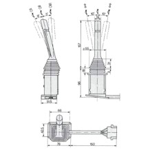 LEVA DEVIOGUIDA PER FIAT - NEW HOLLAND 5129345
