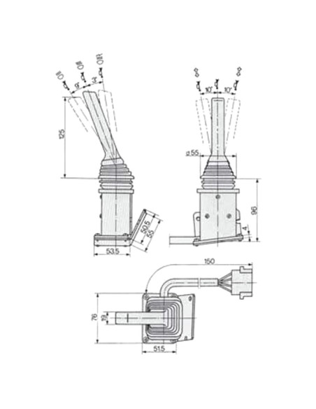 LEVA DEVIOGUIDA PER FIAT - NEW HOLLAND 5126127