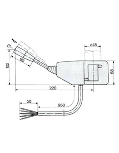 DEVIOGUIDA PER CARRELLI ELEVATORI Ø 45