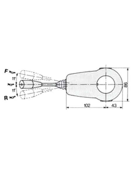 DEVIOGUIDA PER CARRELLI ELEVATORI Ø 45