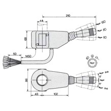 LEVA DEVIOGUIDA PER CARRELLI ELEVATORI Ø 38
