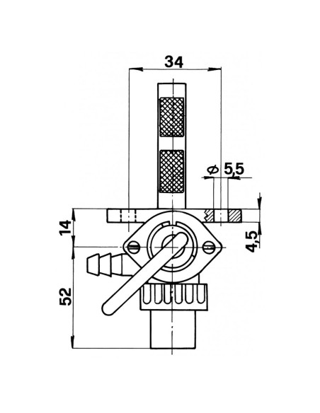 RUBINETTI SERBATOI ACME Ø6 mm