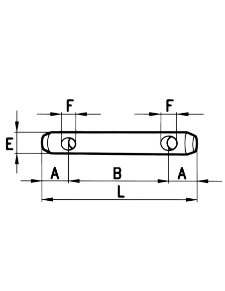 Perno Terzo Punto Ø19 L 140x96 mm