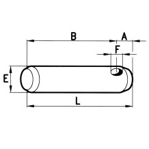 Perno Terzo Punto Ø19 L 146 mm