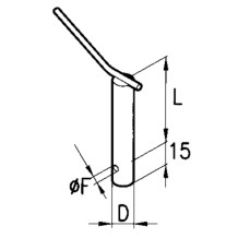 PERNO CON MANIGLIA 28x120mm