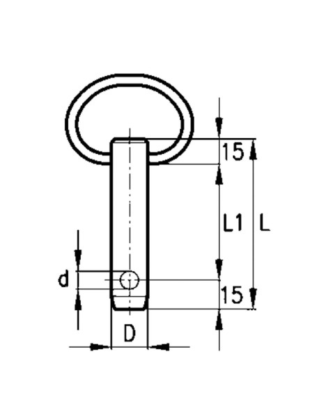 SPINOTTO 25x135MM ATTACCO TRAINO