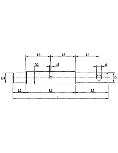 PERNO Intercambiabile Ø25 L 193 mm FIAT 5102993