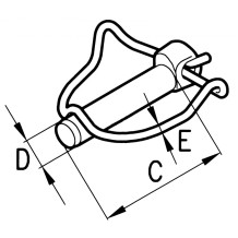 SPINA Di SICUREZZA Ø11mm ALBERO da 30 a 42mm