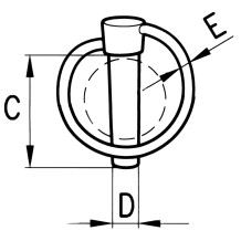 SPINA A SCATTO Ø11mm ALBERO DA 30 A 38mm eco