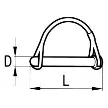 SPINOTTO Ø8x70mm PER MOTOZAPPA