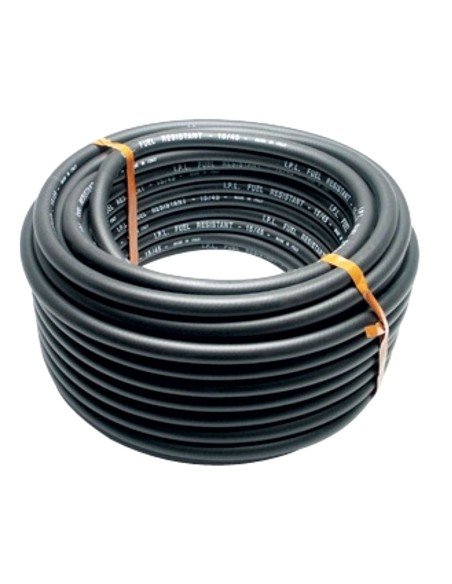 TUBO Gasolio in Gomma Telata Ø10x17mm - 50 metri