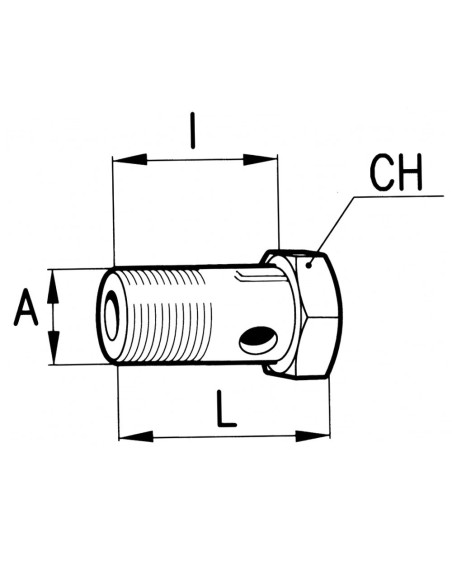 Bocchettone Anelli Orientabili M8x1mm