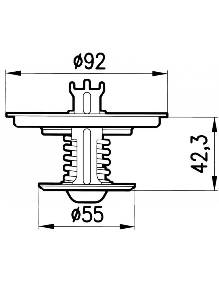 Termostato per Trattore FIAT 4808727