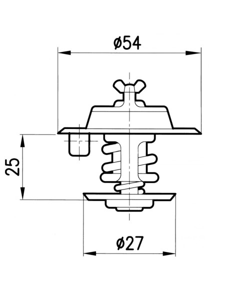Termostato per Trattore FIAT 568604