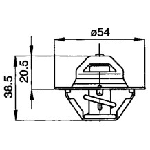 Termostato per Trattore FIAT 4138769