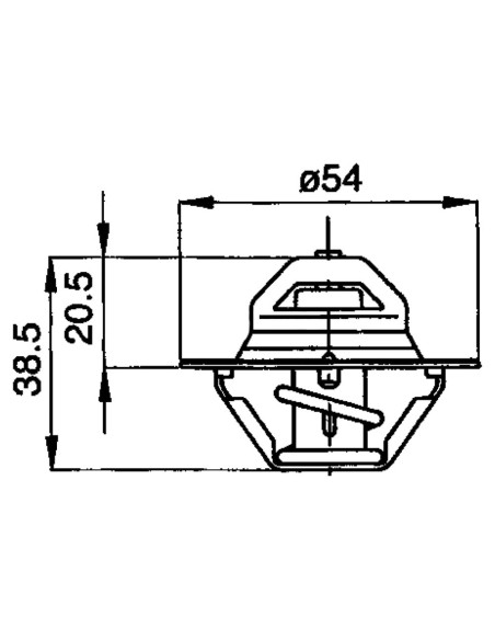 Termostato per Trattore FIAT 4138769