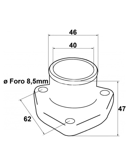 Tubo Acqua per Termostato FIAT 4661543