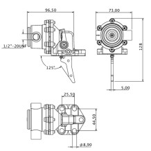 Pompa alimentazione gasolio AC tipo BCD 2710 per trattori e macchine agricole