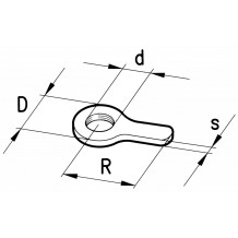 Controdado ad Aletta Filetto 27x3mm