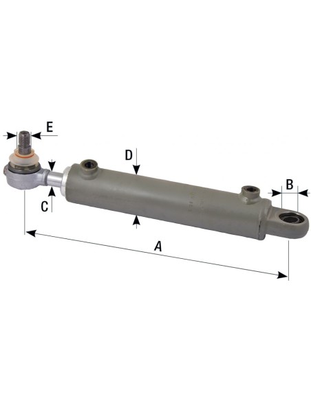 Cilindro Sterzo 400 mm compatibile con FIAT 5189891