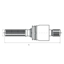 Testina Sferica Assiale Ø16x1,5 mm 001024600 Destro