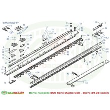 BCS Serie Duplex Gold - Barra 24-28 sezioni